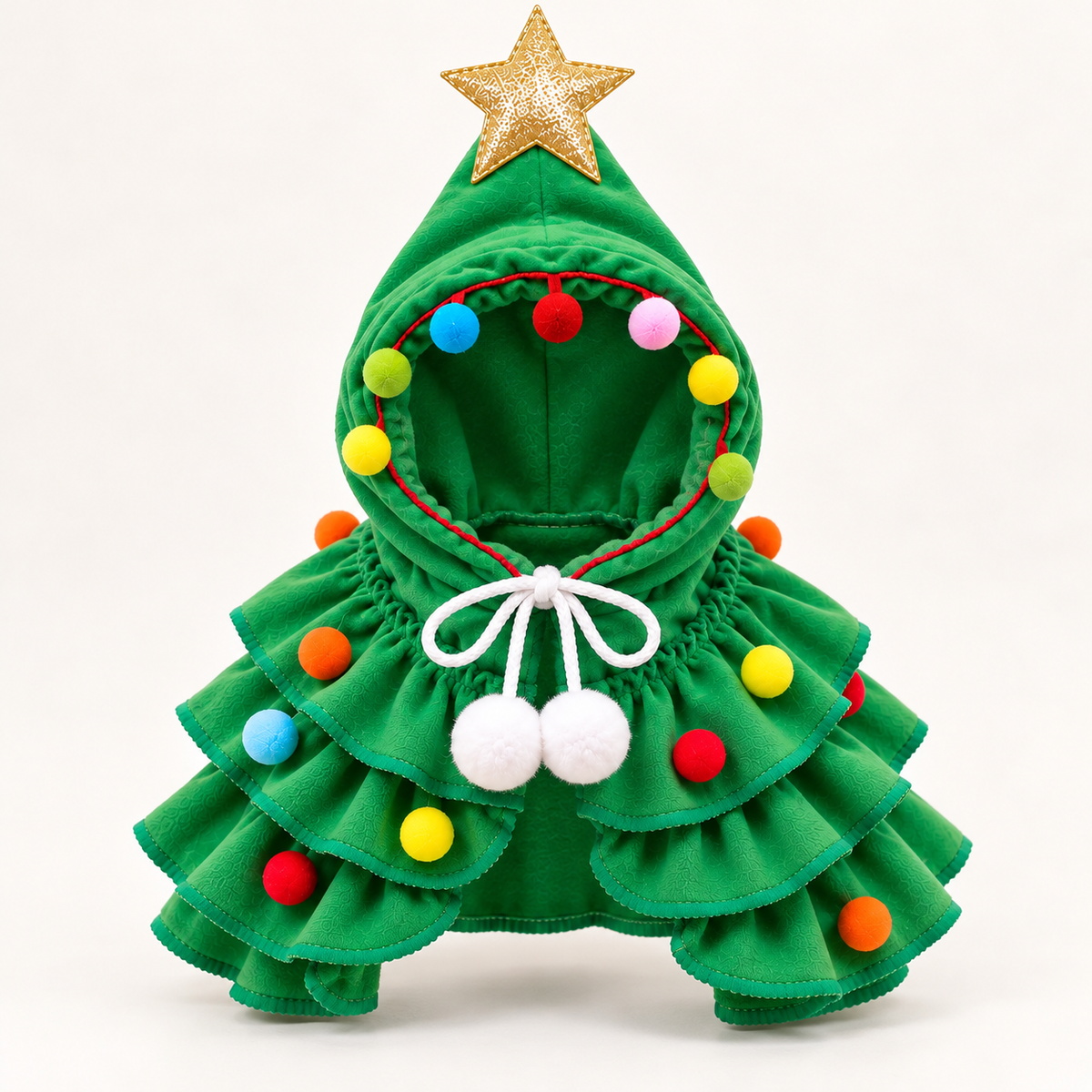 Christmas Tree Dog & Cat Costume – Green Holiday Outfit