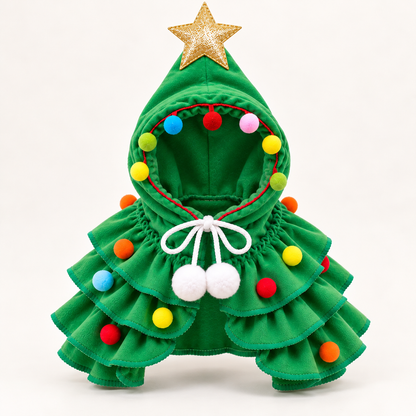 Christmas Tree Dog & Cat Costume – Green Holiday Outfit