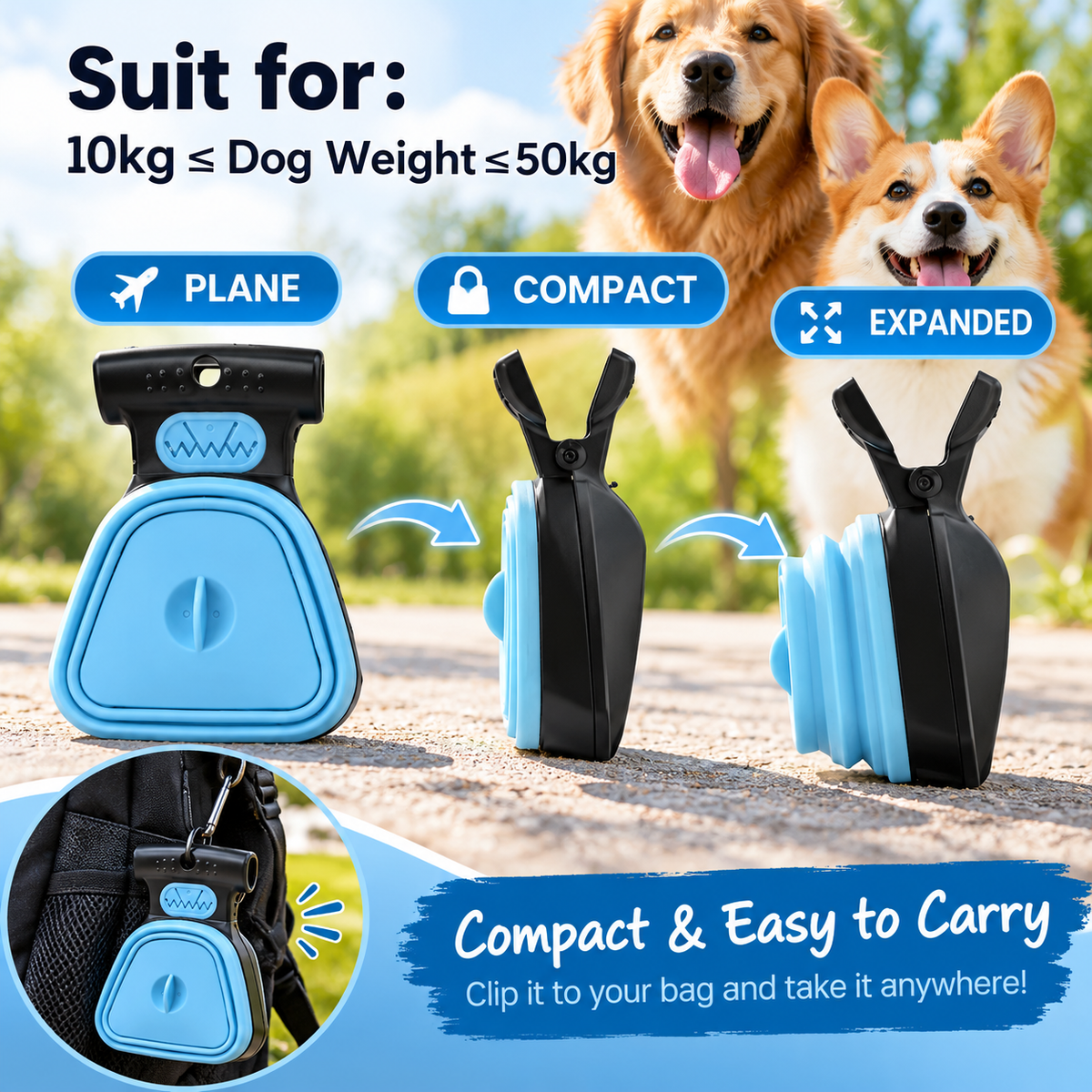 Dog Travel Folding Pooper Scooper