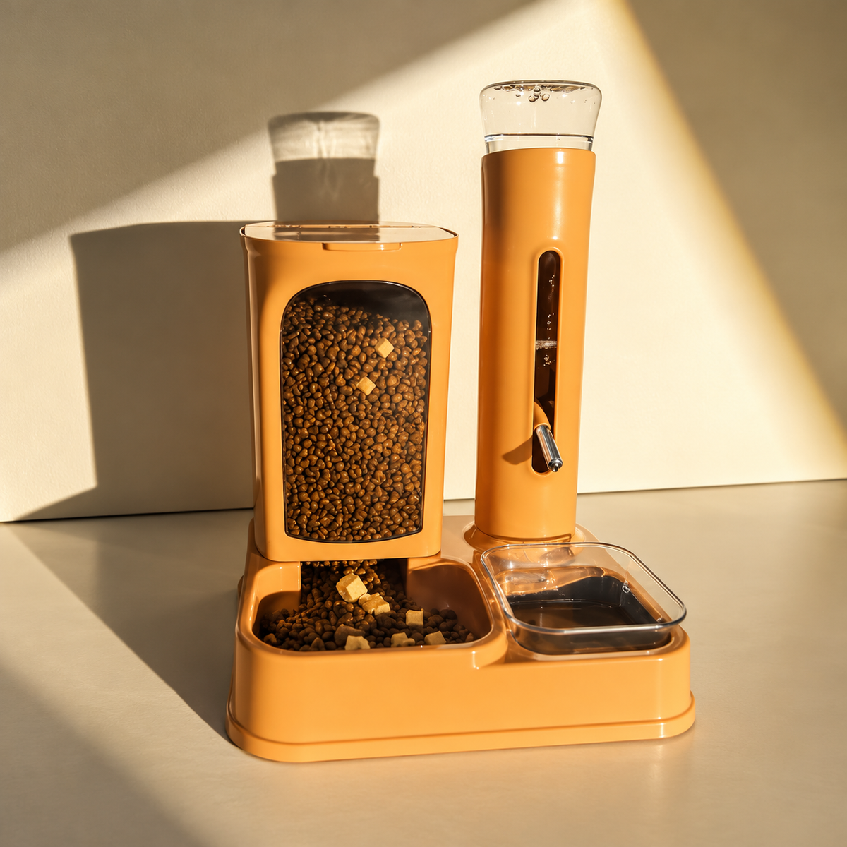 Automatic Pet Feeding & Drinking Station